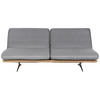 SCHLAFSOFA in Holz, Textil Eichefarben, Hellgrau  - Eichefarben/Beige, Design, Holz/Textil (204/92/90cm) - Dieter Knoll