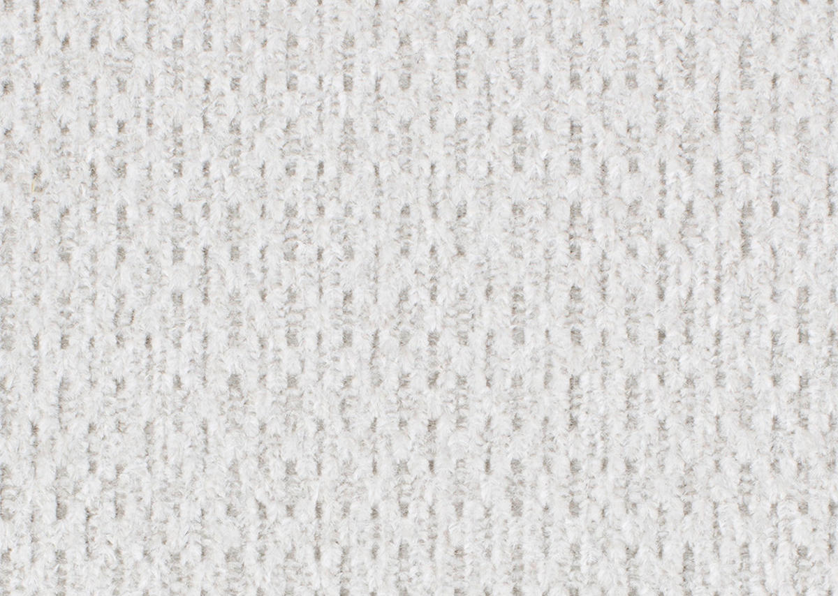ECKSOFA in Chenille Hellgrau  - Hellgrau/Schwarz, KONVENTIONELL, Textil/Metall (291/153cm) - Hom`in