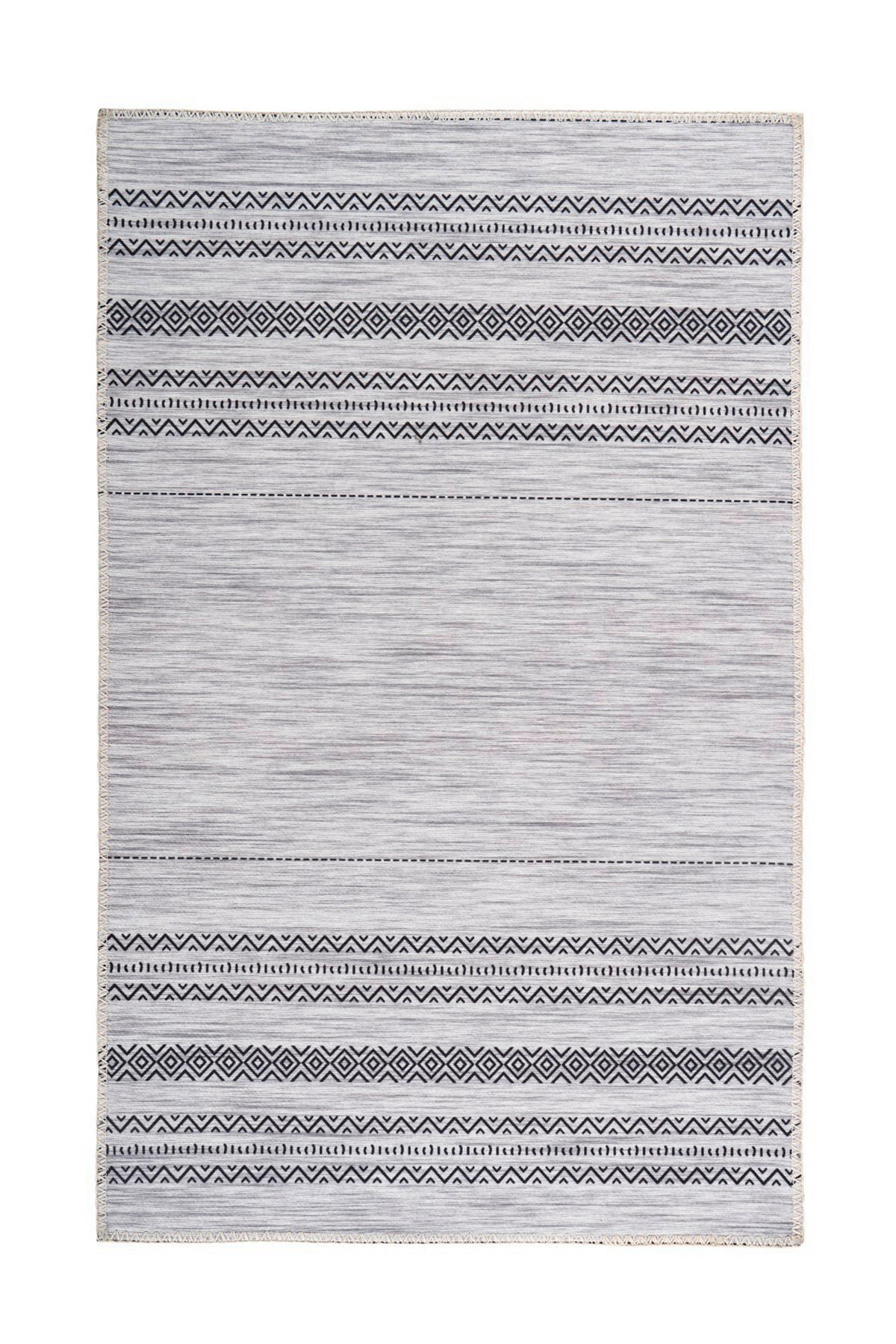 FLACHWEBETEPPICH 200/290 cm Grau  - Grau, Basics, Textil (200/290cm) - Novel