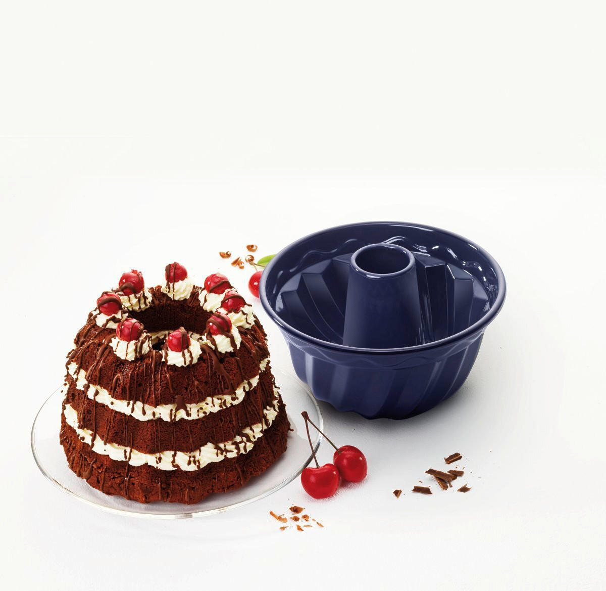FORMA NA BÁBOVKU  18/11,5/18 cm - modrá, Basics, kov (18/11,5/18cm) - Dr.Oetker