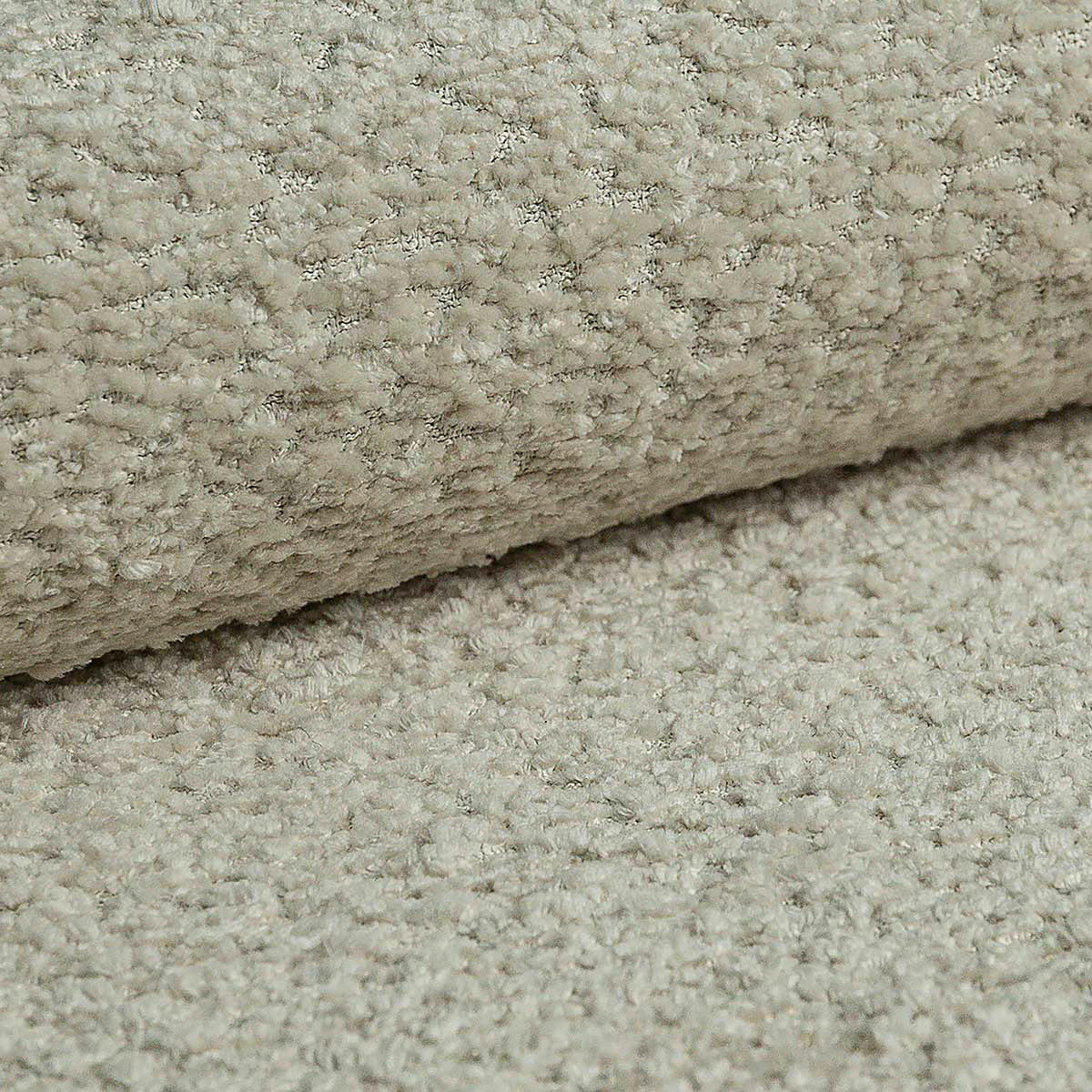 BIGSOFA Chenille Beige  - Beige/Schwarz, MODERN, Kunststoff/Textil (235/73/103cm) - Carryhome
