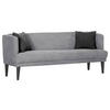 SITZBANK 210/83/70 cm Cord Anthrazit, Hellgrau Holz  - Anthrazit/Hellgrau, Design, Holz/Textil (210/83/70cm) - Landscape