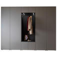 GARDEROBE 7-teilig  in 296/233/39 cm  - Anthrazit/Grau, Design, Holzwerkstoff (296/233/39cm) - Moderano