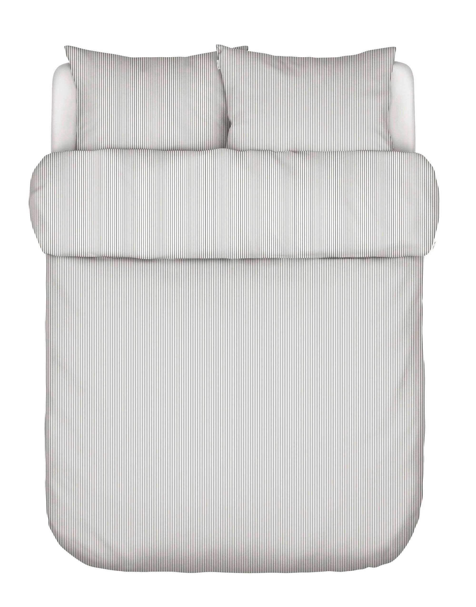 BETTWÄSCHE Classic Fine Stripe Leinenoptik 200/200 cm  - Anthrazit, KONVENTIONELL, Textil (200/200cm) - Marc O'Polo