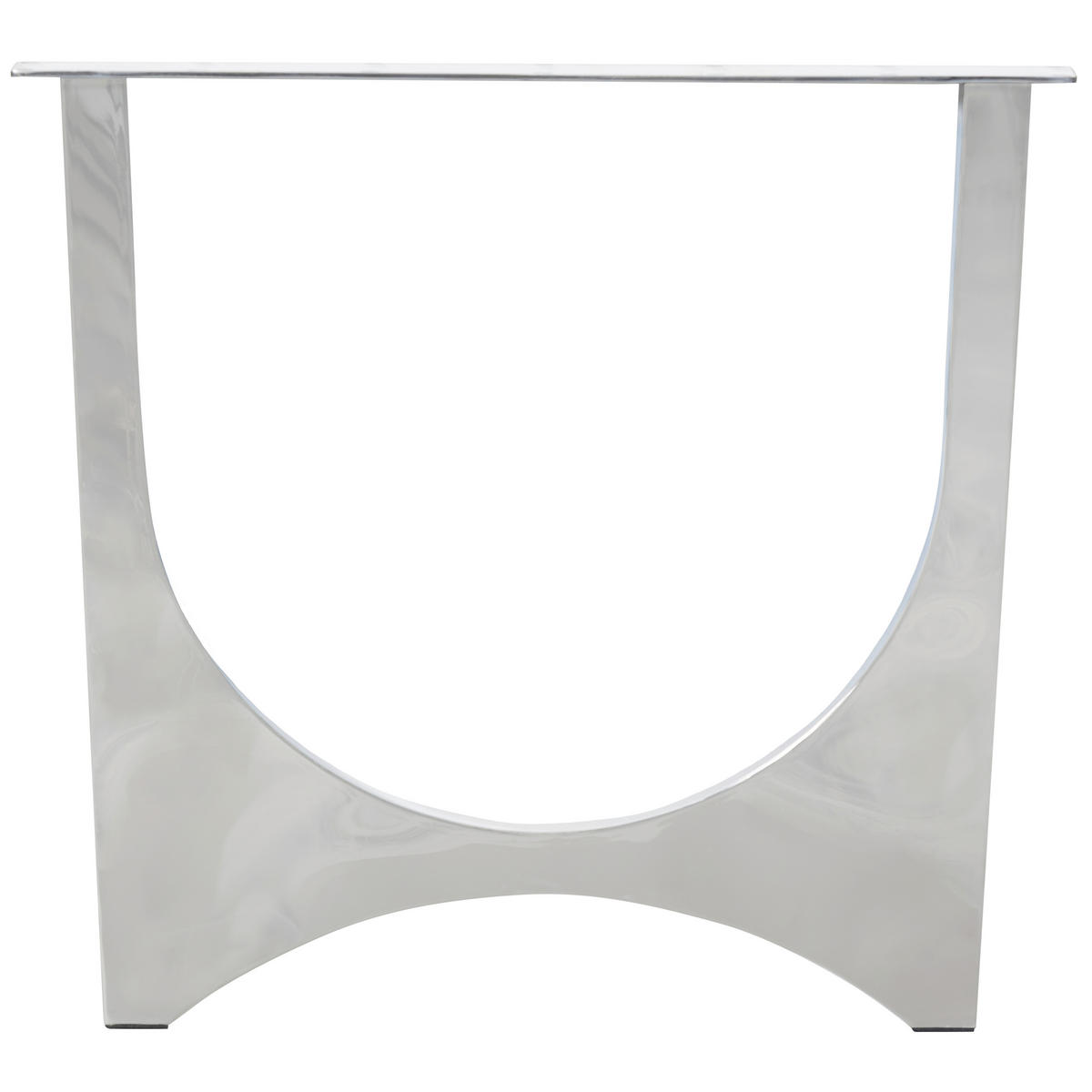 TISCHGESTELL in Metall   - Chromfarben, MODERN, Metall (79/72/10cm) - Livetastic