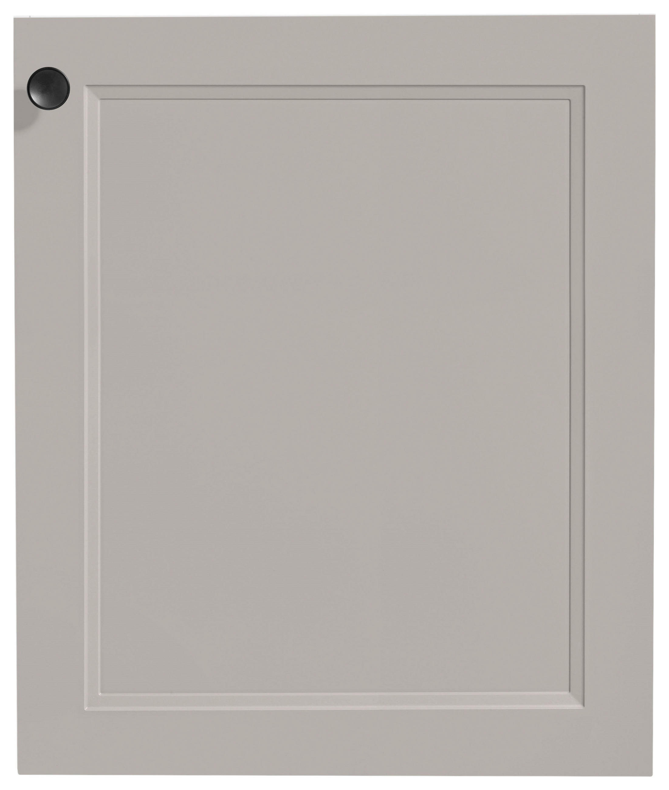 KÜCHENSCHRANKFRONT 60/72/2,2 cm  in Grau  - Edelstahlfarben/Grau, MODERN, Holzwerkstoff/Metall (60/72/2,2cm) - Nobilia