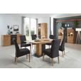 SIDEBOARD  in 177/89/42 cm  - Eichefarben/Anthrazit, Design, Glas/Holz (177/89/42cm) - Waldwelt