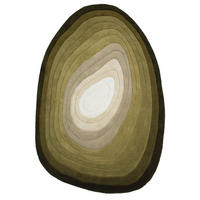 WOLLTEPPICH 160/230 cm Grün  - Grün, Basics, Textil (160/230cm)