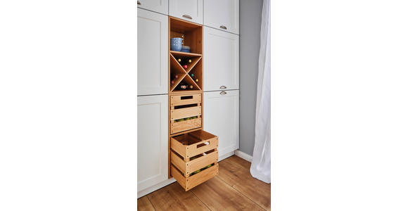 EINBAUKÜCHE   - Weiß, LIFESTYLE, Holzwerkstoff - Novel