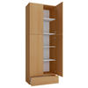 AKTENSCHRANK 70/200/39 cm  - Buchefarben, MODERN, Holzwerkstoff (70/200/39cm) - MID.YOU