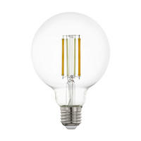 LED-LEUCHTMITTEL   E27 6 W 806 lm  - Klar, Basics, Glas (14,0cm) - Eglo
