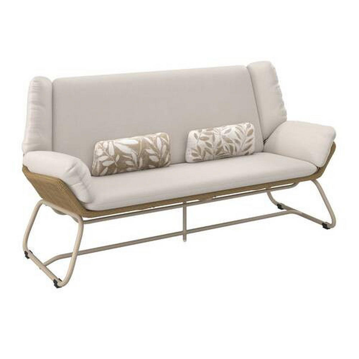 VRTNI SET   aluminij    naravne barve, bež    - naravne barve/bež, Design, kovina/umetna masa - Amatio