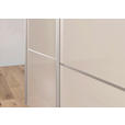 SCHWEBETÜRENSCHRANK 271/223/68 cm 3-türig Schwarz, Champagner  - Champagner/Alufarben, KONVENTIONELL, Glas/Holzwerkstoff (271/223/68cm) - Novel