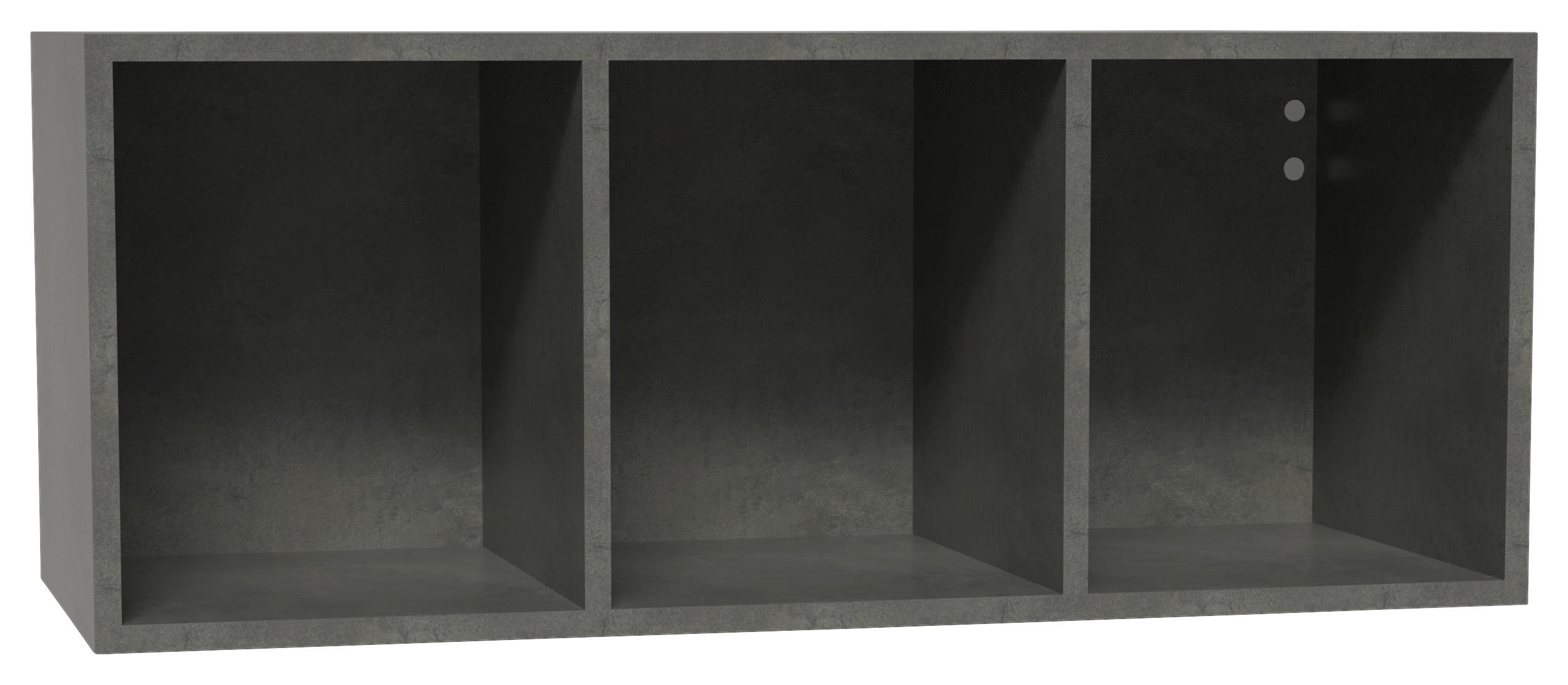 Wandregal Las Vegas Schieferfarben B: 90 Cm