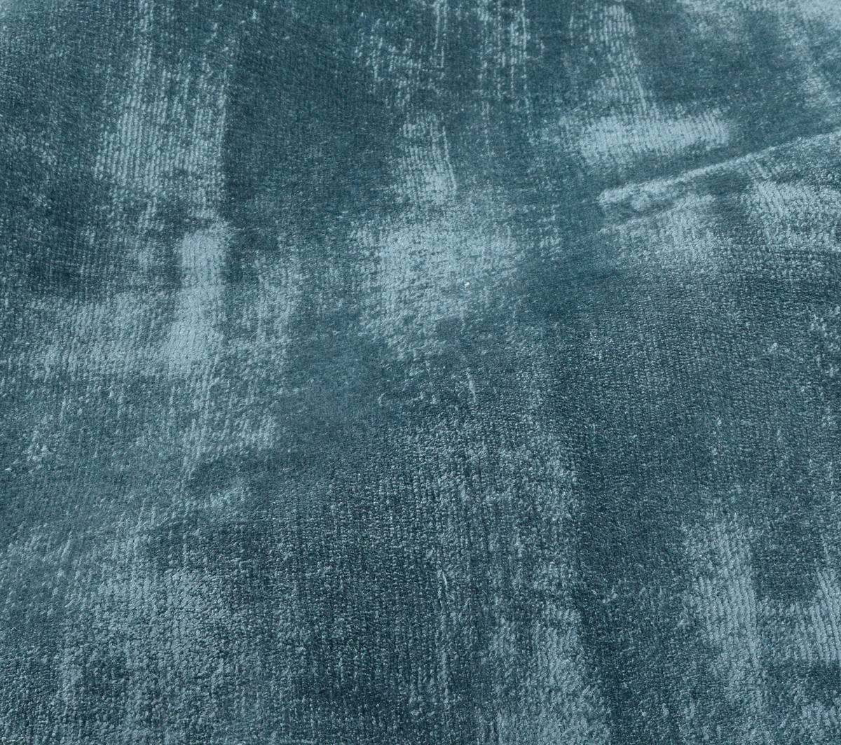 HANDWEBTEPPICH 65/135 cm Hellblau  - Hellblau, Basics, Textil (65/135cm) - Tom Tailor