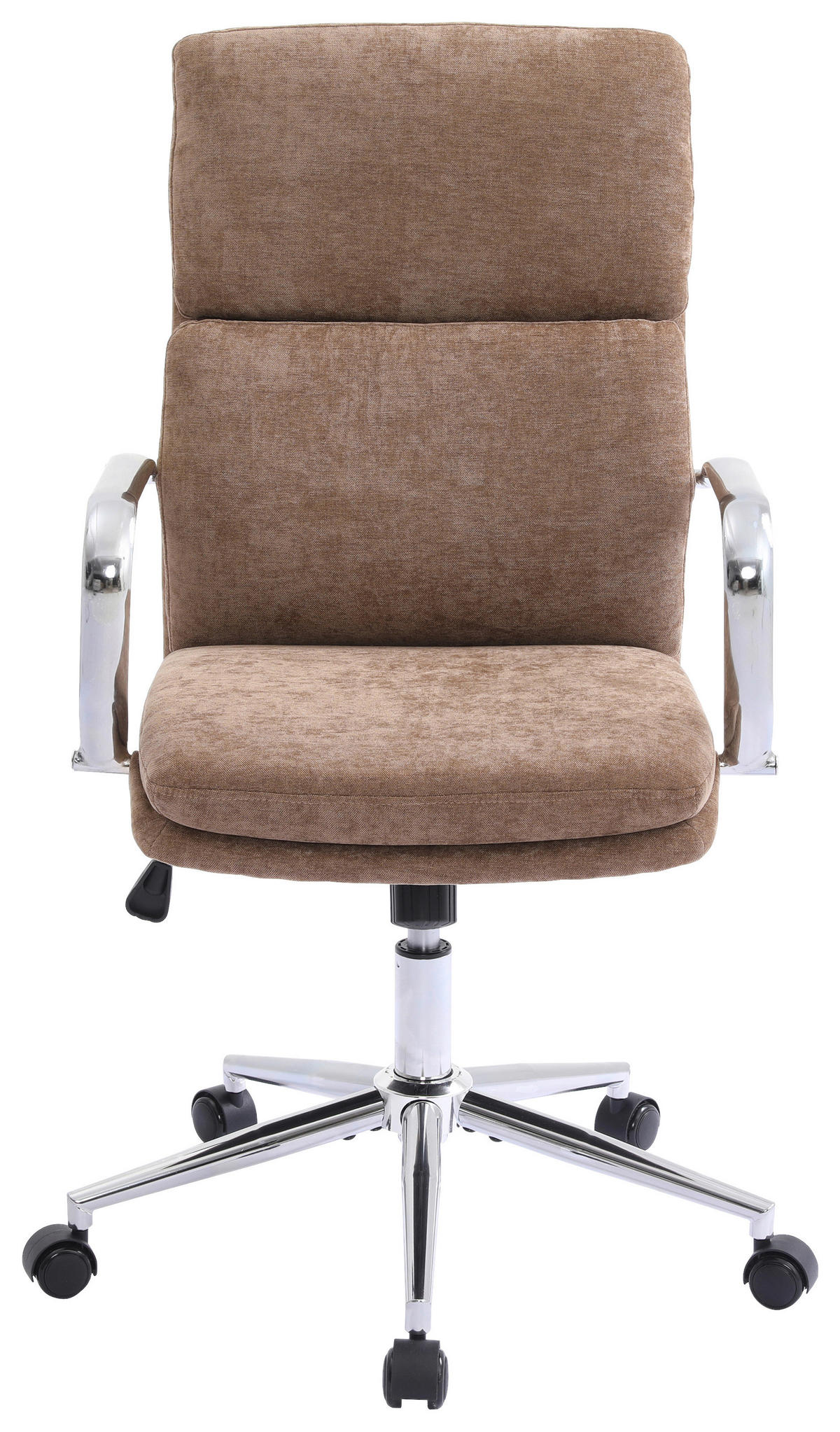 FORGÓSZÉK  zsenília barna  - krómszínű/barna, Modern, műanyag/textil (56/100-110/65,5cm) - Livetastic