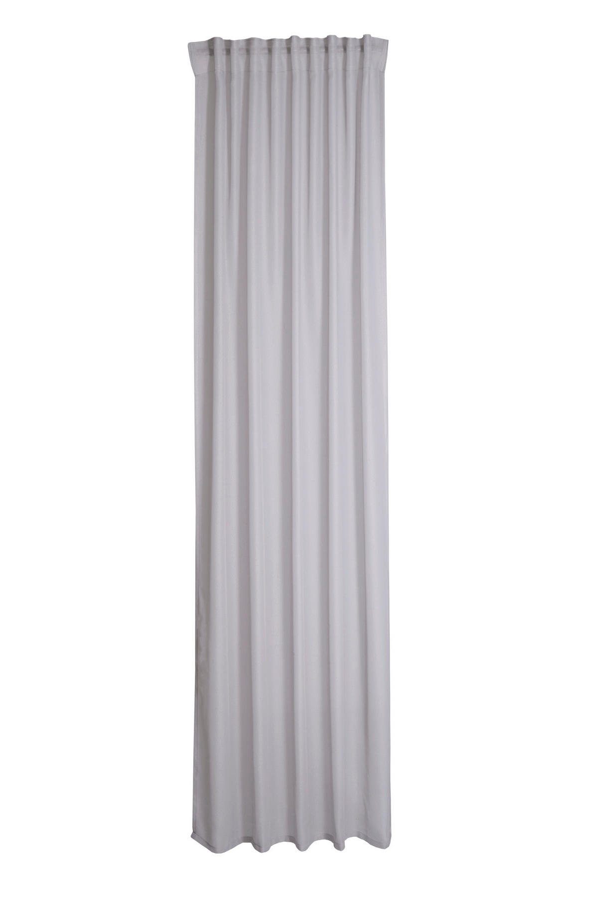 FERTIGVORHANG  transparent  140/245 cm   - Grau, KONVENTIONELL, Textil (140/245cm)