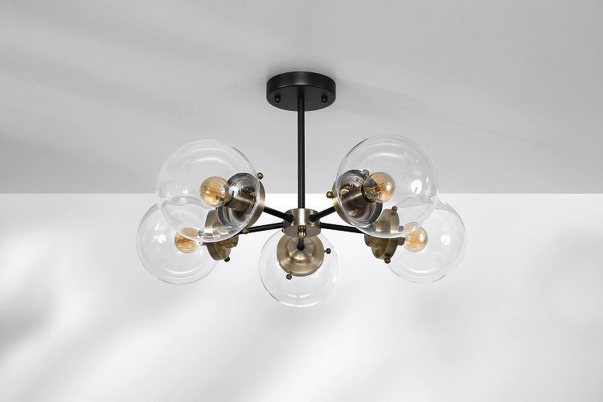 HÄNGELEUCHTE 60/60/40 cm  - Natur, Metall (60/60/40cm)
