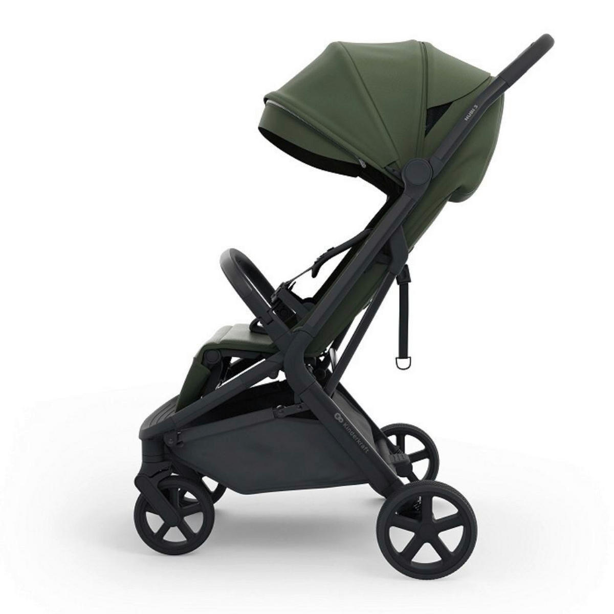 DJEČJA KOLICA  NUBI 3  - maslinasto zelena, Basics, metal/tekstil (68,5/53cm) - Kinderkraft