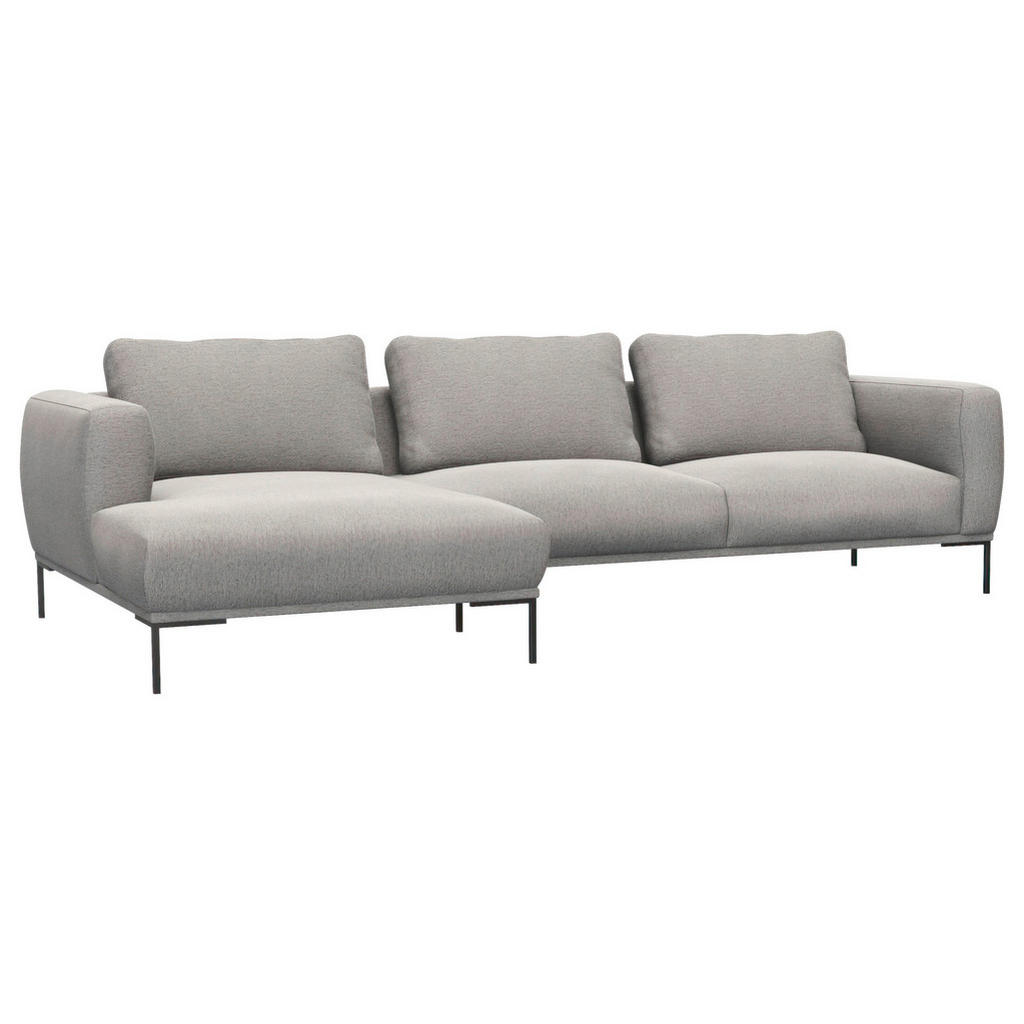 Thumbnail - Livetastic Ecksofa, Grau, Textil, 3,5-Sitzer, Ottomane links, L-Form, 303x148 cm, FSC Mix, Oeko-Tex® Standard 100, Made ...