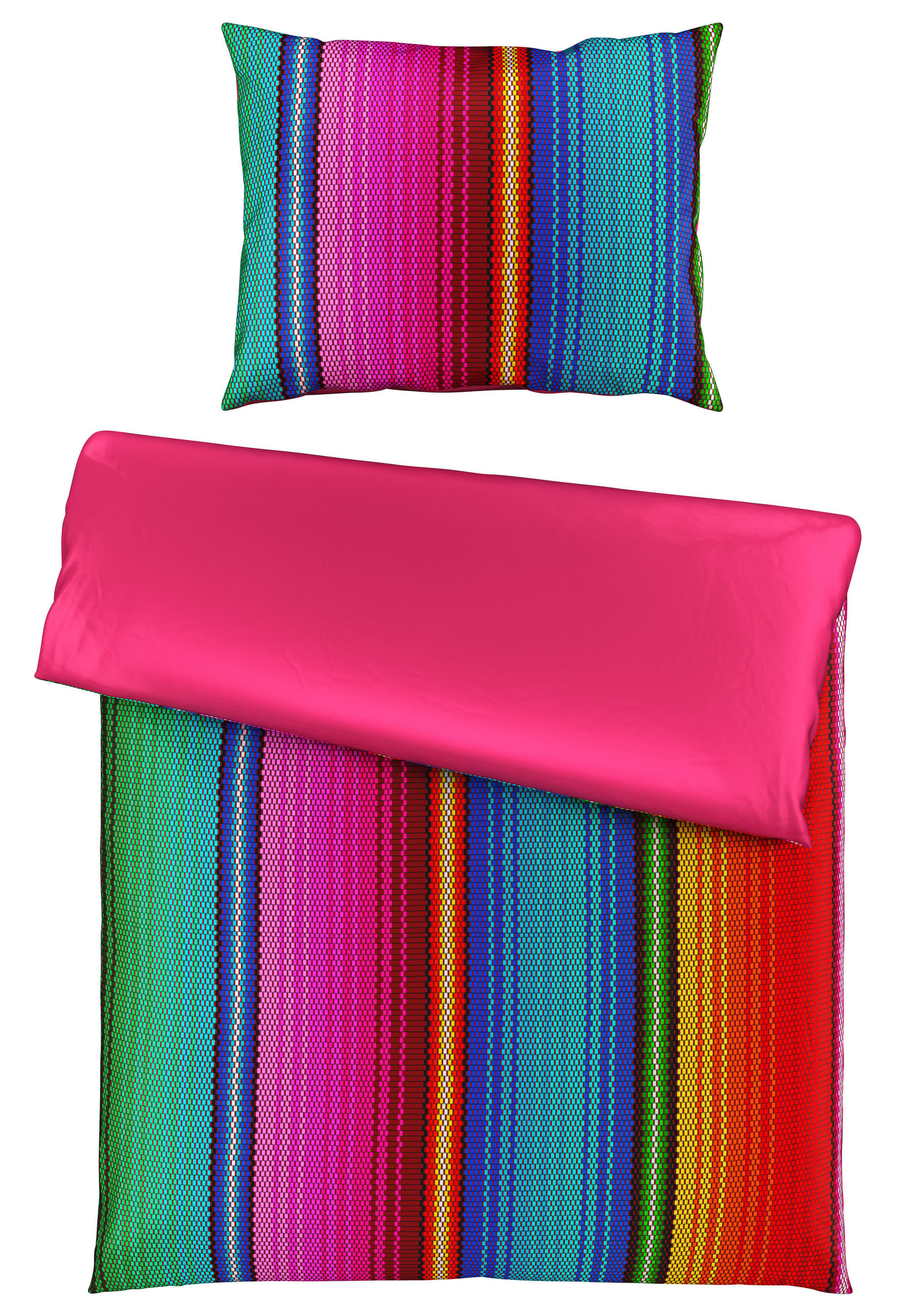 Esposa OBOJSTRANNÁ POSTEĽNÁ BIELIZEŇ, satén, viacfarebná, 140/200 cm