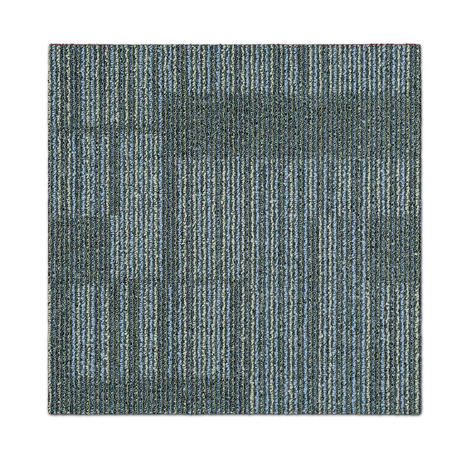 TEPPICHFLIESE Linz 50/50 cm  in Türkis  - Türkis, Basics, Kunststoff (50/50cm) - Floordirekt