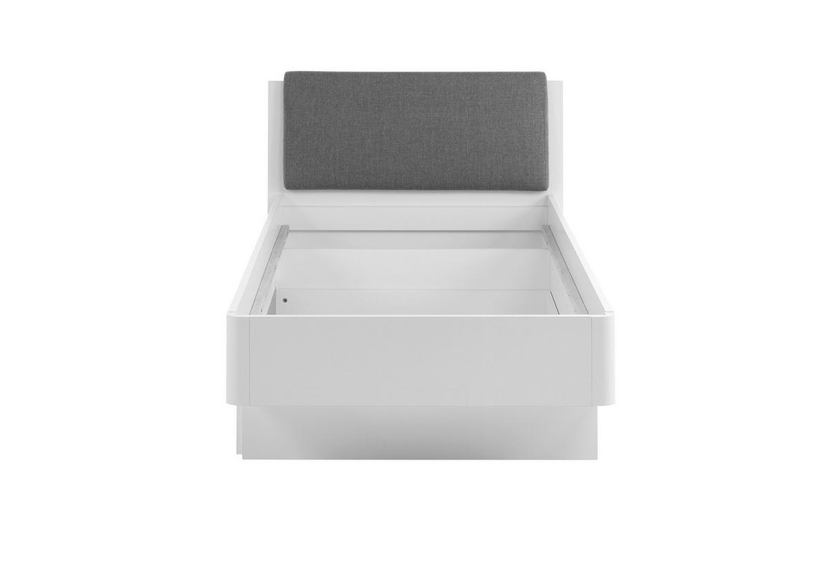 POSTEĽ  - čierna/sivá, Trend, kompozitné drevo/plast (101,6/84/212,7cm) - Carryhome