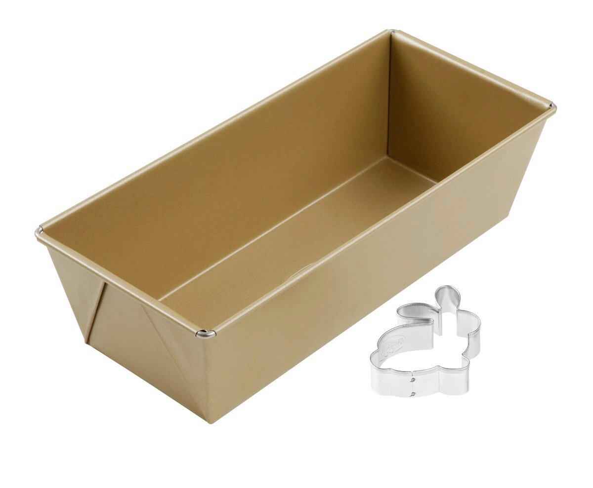 KASTENFORM  - Goldfarben, Basics, Metall (25cm) - Dr.Oetker