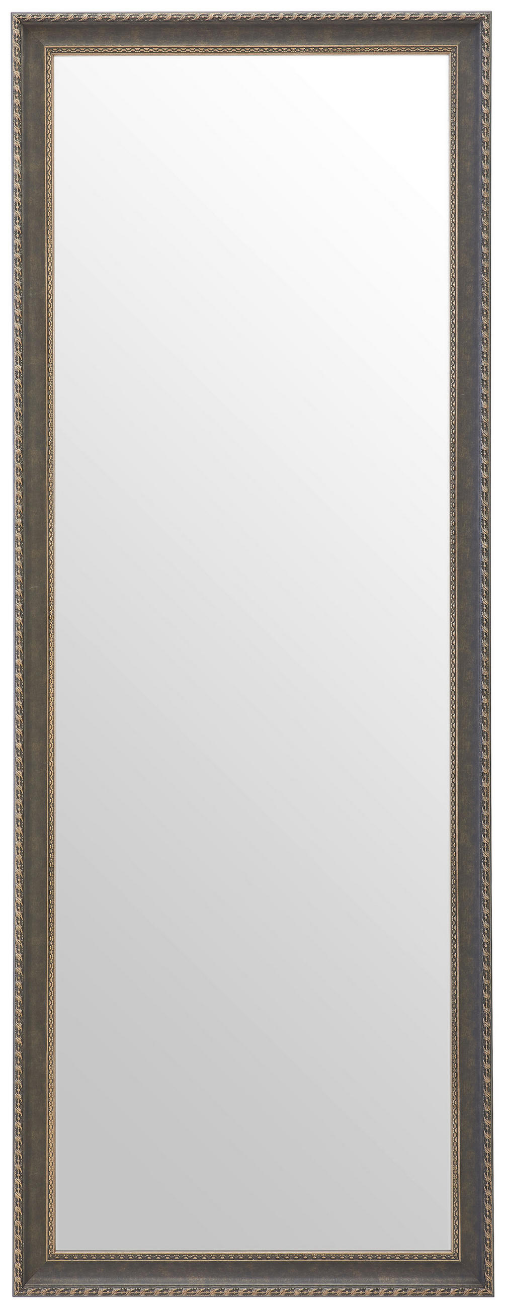 WANDSPIEGEL 177/67/2 cm    in rechteckig  - Dunkelbraun/Silberfarben, Design, Glas/Holzwerkstoff (177/67/2cm) - Carryhome