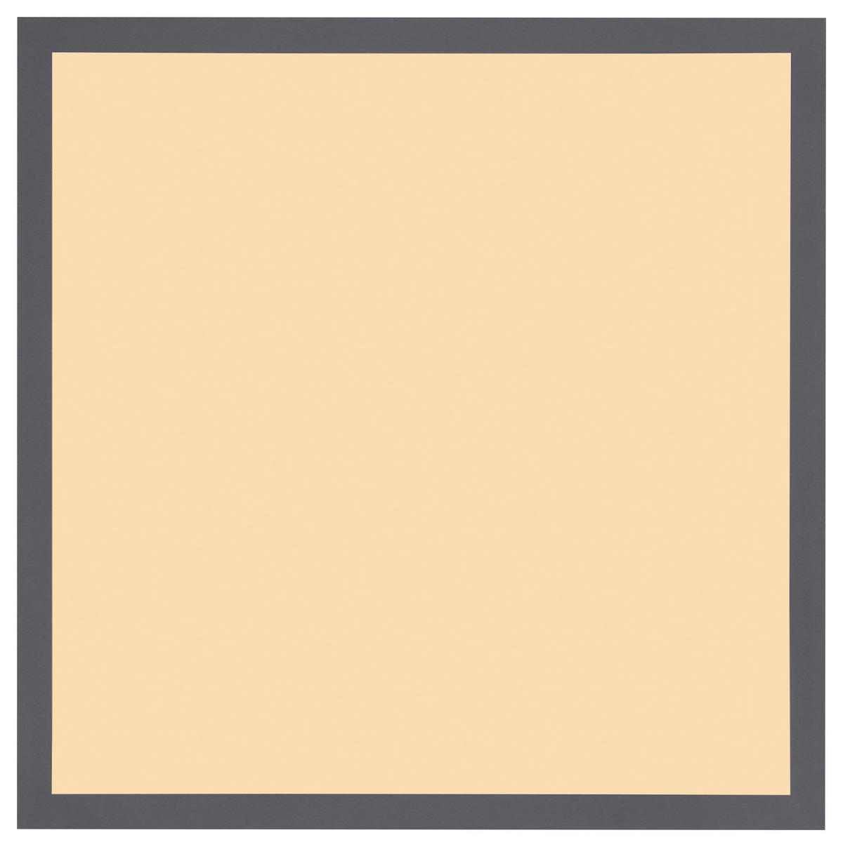 LED-DECKENLEUCHTE - Opal/Graphitfarben, Basics, Kunststoff/Metall (45/45/6,5cm) - Globo