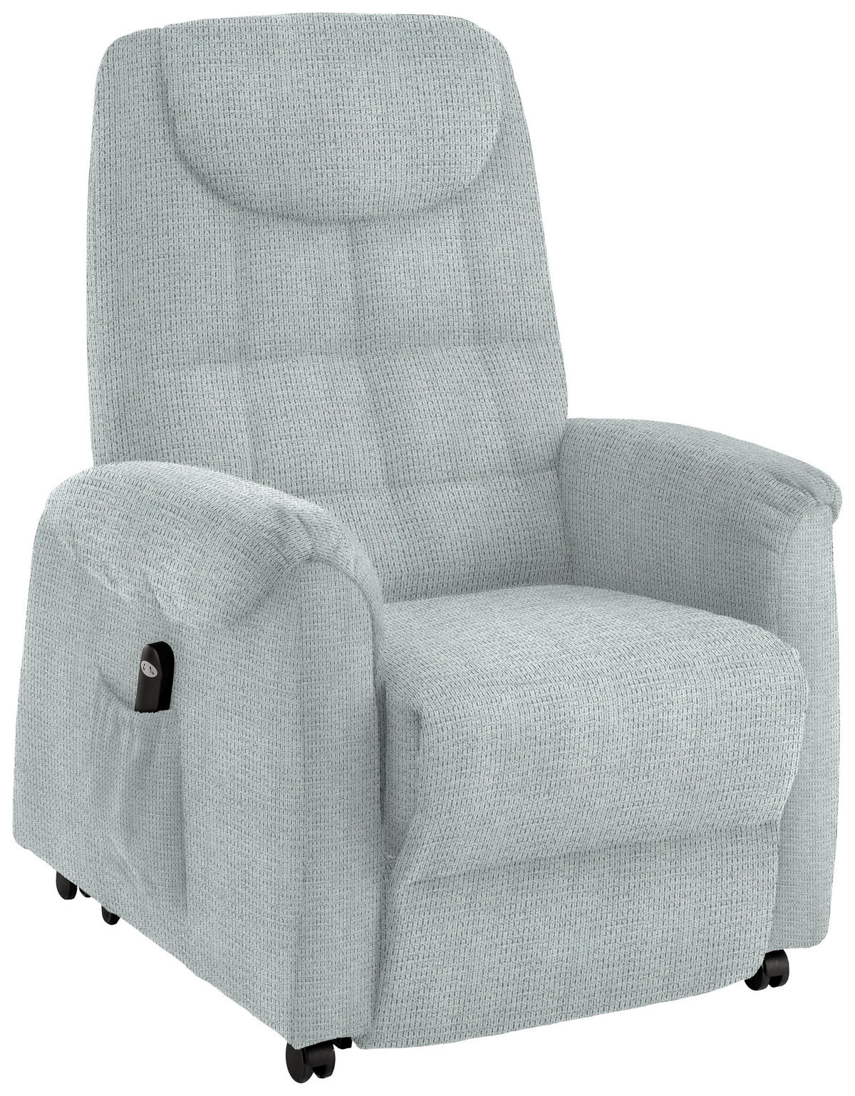 FERNSEHSESSEL  mit Relaxfunktion Mikrofaser Grau, Hellgrau  - Hellgrau/Schwarz, KONVENTIONELL, Kunststoff/Textil (83/113/92cm) - Xora
