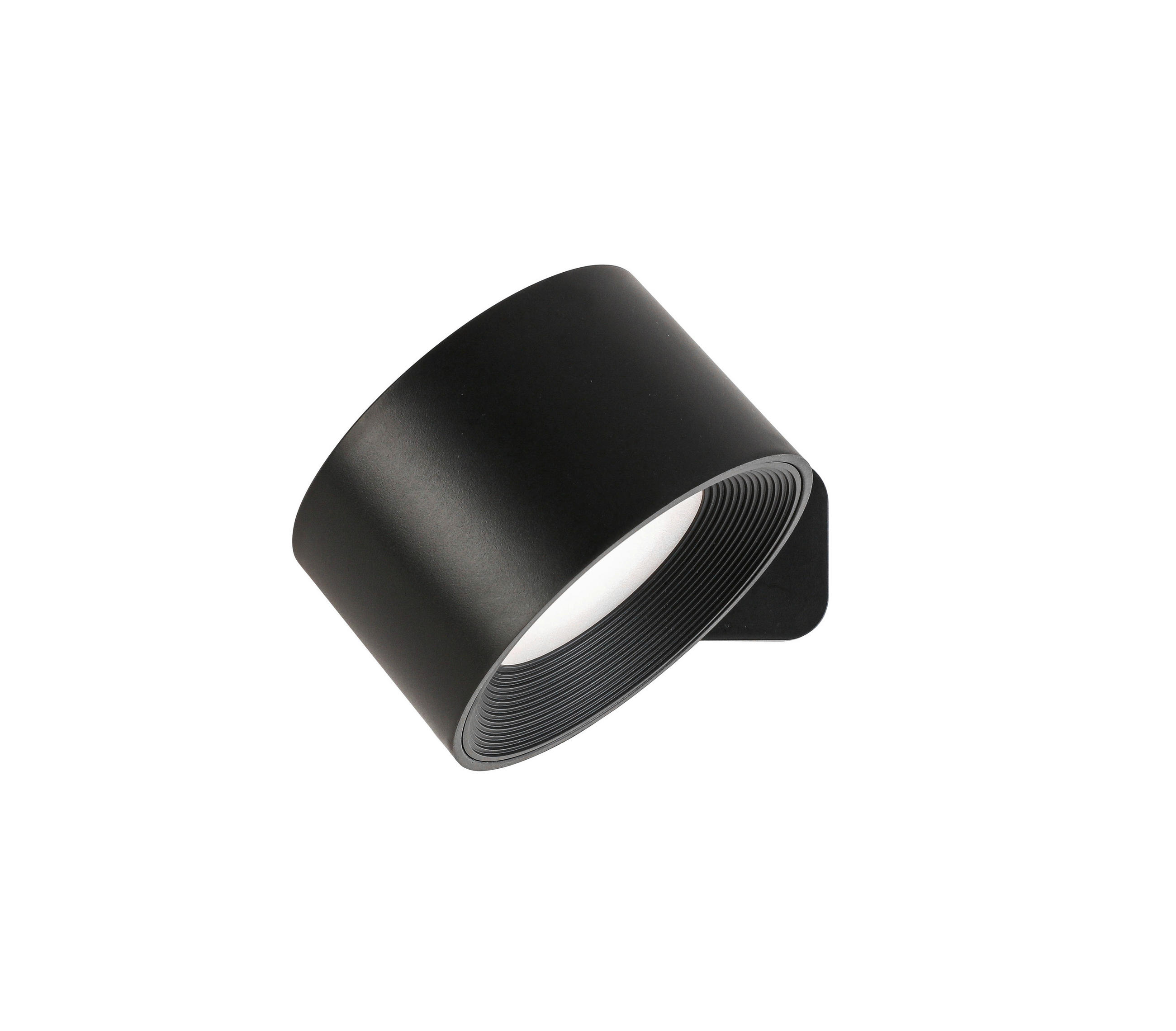 AKKU-WANDLEUCHTE - Schwarz, Basics, Kunststoff/Metall (9,2/8/4,5cm) - Novel
