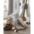 Fellkissen 50/50 cm - Grau, Konventionell, Textil (50/50cm) - Novel Fellkissen 50/50 cm - Grau, Konventionell, Textil (50/50cm) - Novel
