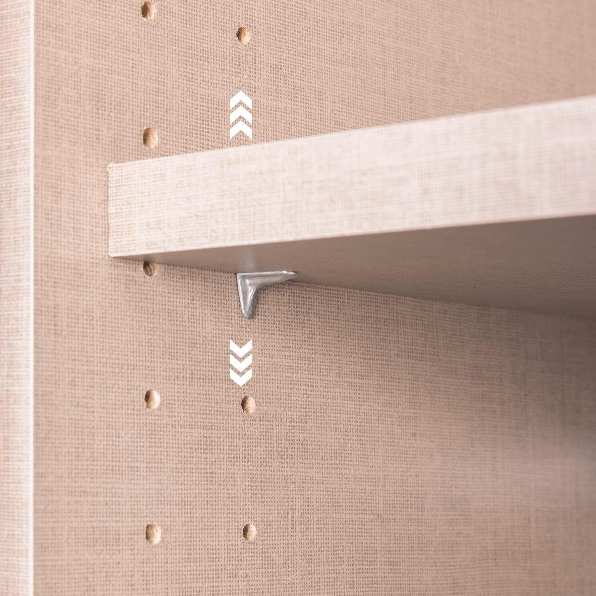 DREHTÜRENSCHRANK 226/229/54 cm 5-türig Champagner  - Champagner/Grau, MODERN, Holzwerkstoff/Metall (226/229/54cm) - Rauch Möbel