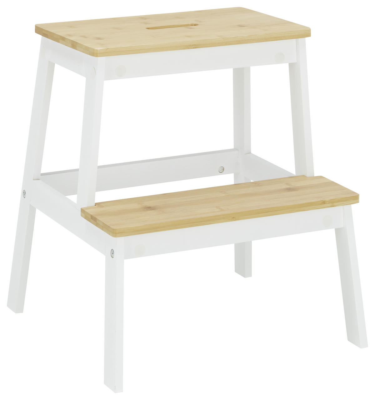 TABURE, les naravne barve, bela  - bela/naravne barve, Design, les (43/47/43cm) - Carryhome