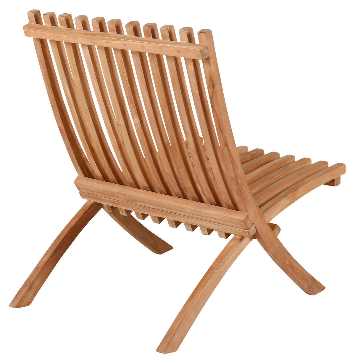 Loungesessel 2er-Set Teakfarben Teakholz  - Teakfarben, KONVENTIONELL, Holz (73/85/63cm) - Gardenson