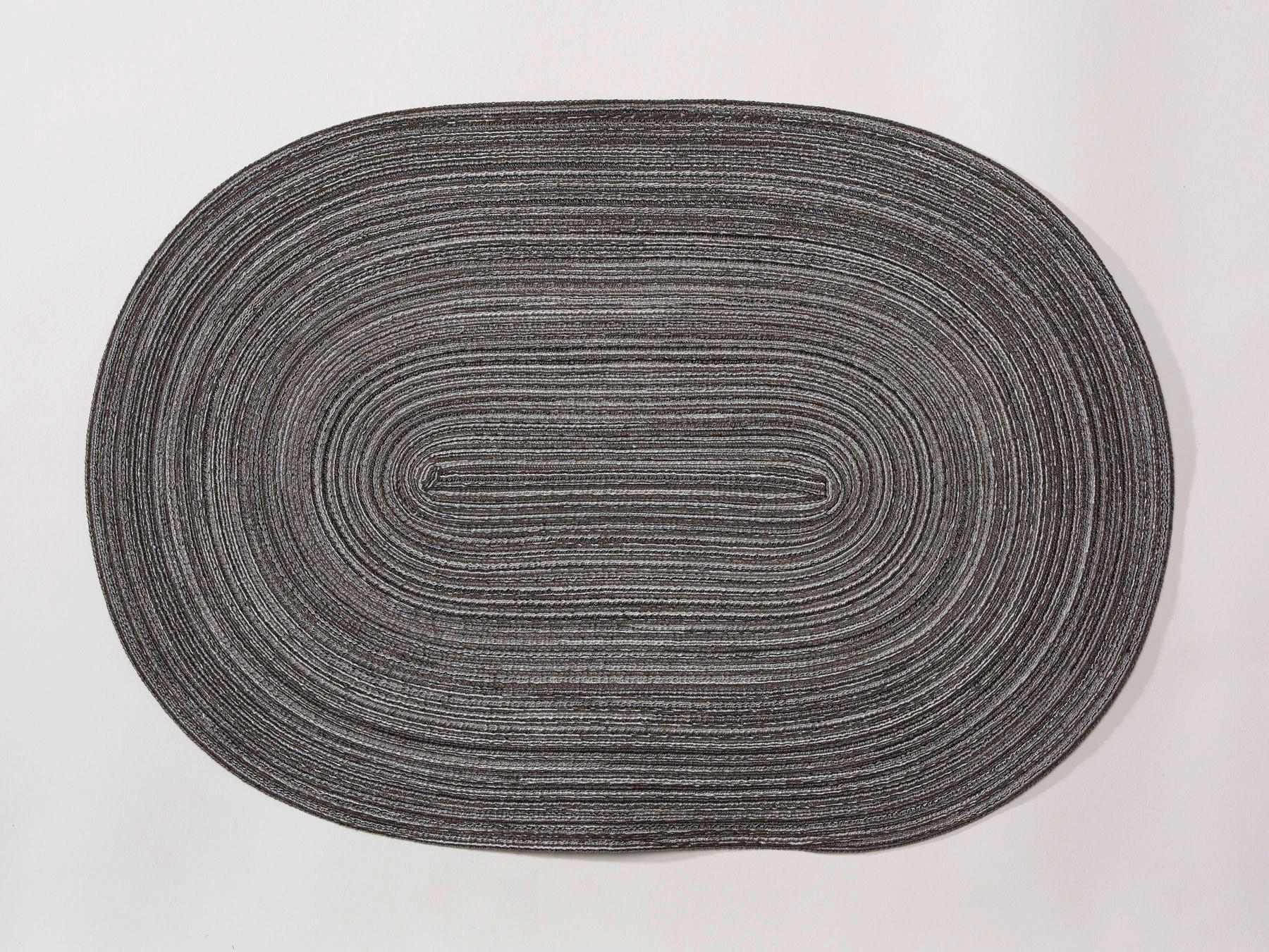 TISCHSET Basic Textil Textilgeflecht Graphitfarben 48/33 cm  - Graphitfarben, Basics, Textil (48/33cm)