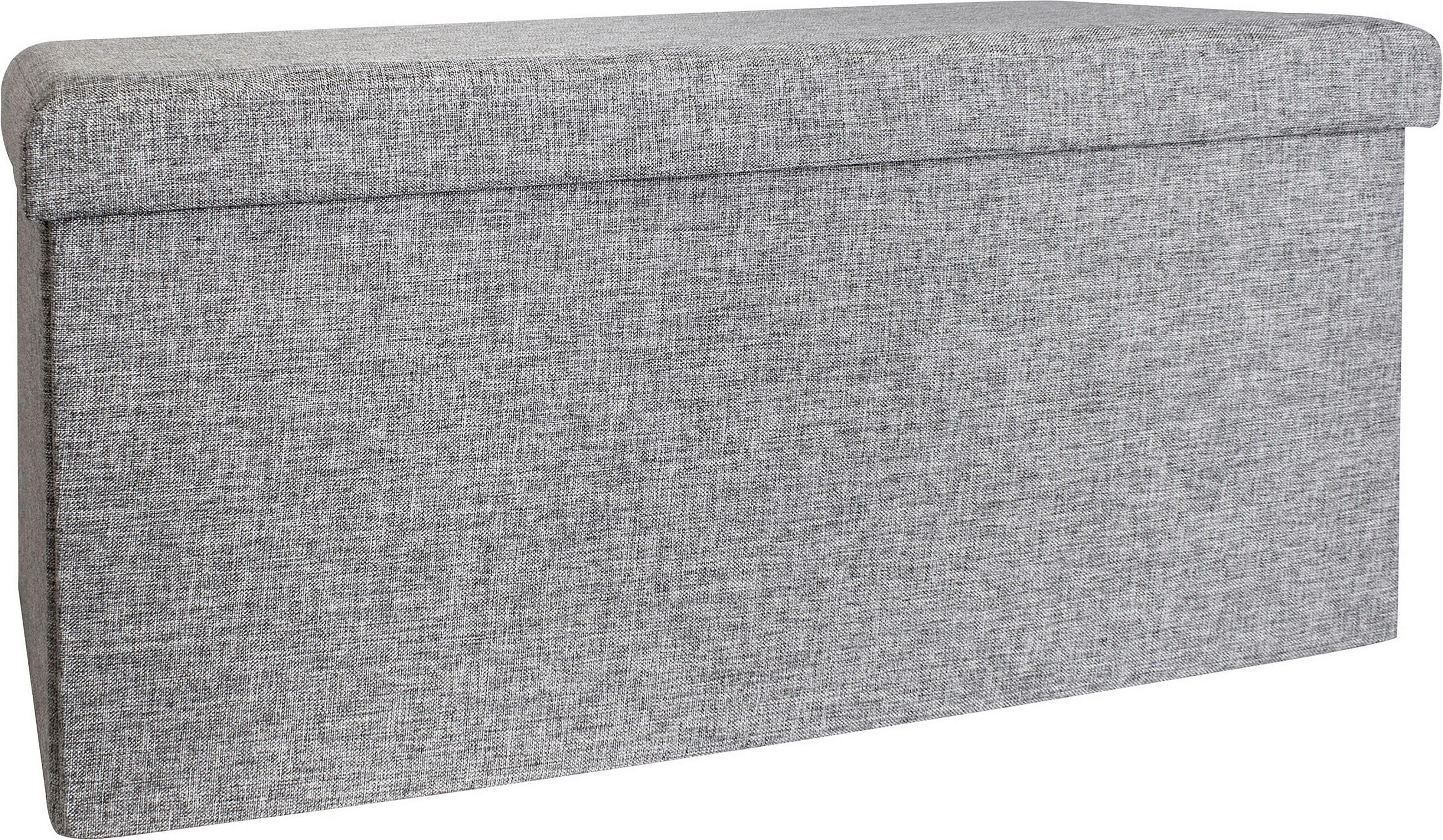 SITZBOX in Textil Grau  - Grau, Basics, Textil (76/38/38cm) - Echtwerk