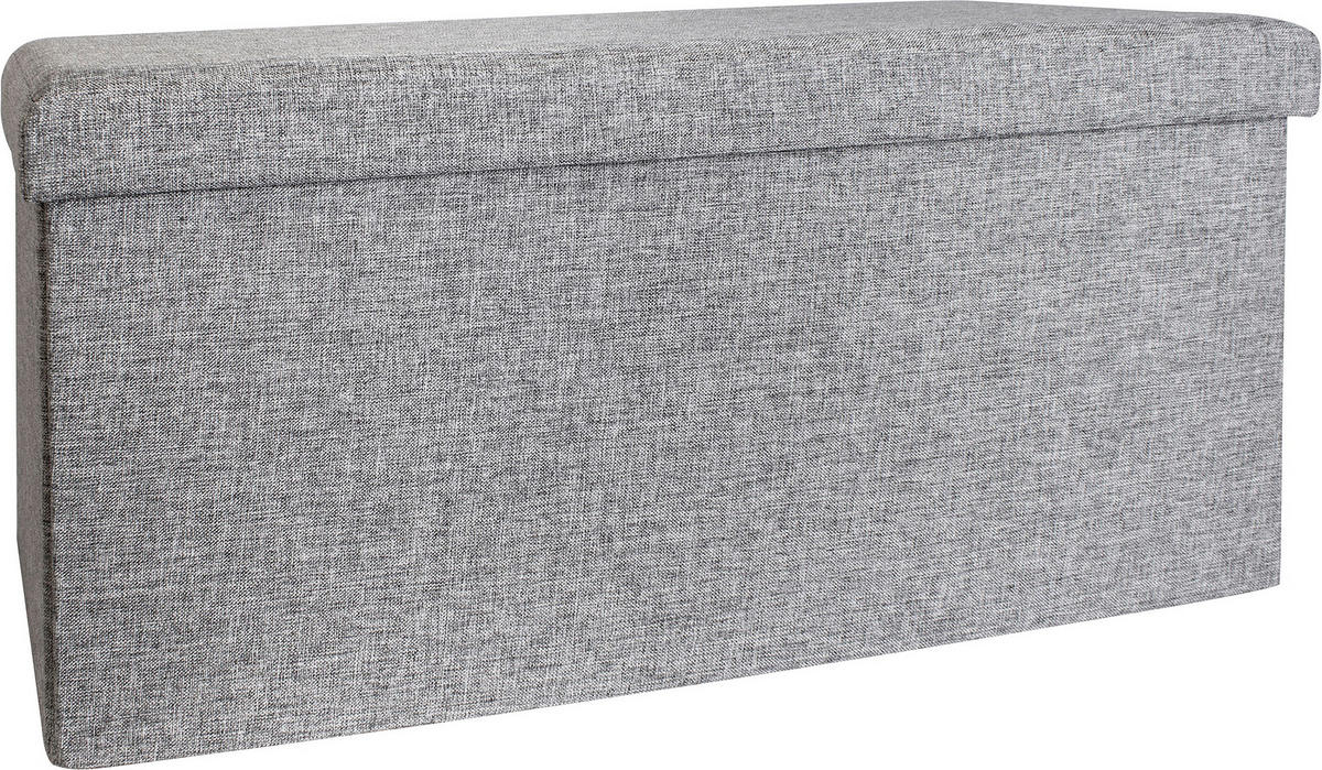 SITZBOX in Textil Grau  - Grau, Basics, Textil (76/38/38cm) - Echtwerk