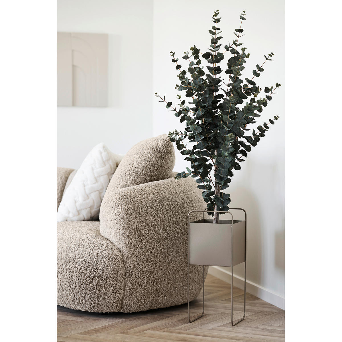 BLOMKRUKA 22,5/54/22,5 cm ljusbrun  - ljusbrun, Basics, metall (22,5/54/22,5cm)