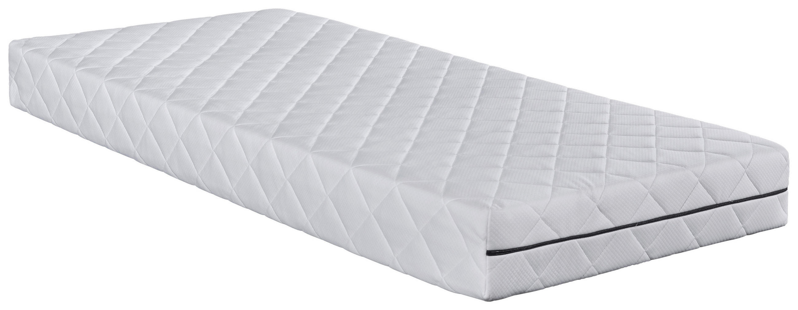 TASCHENFEDERKERNMATRATZE 80/200 cm, Höhe ca.: 20 cm, H3 = fest, 7-Zonen - Weiß, Basics, Textil (80/200cm) - MID.YOU