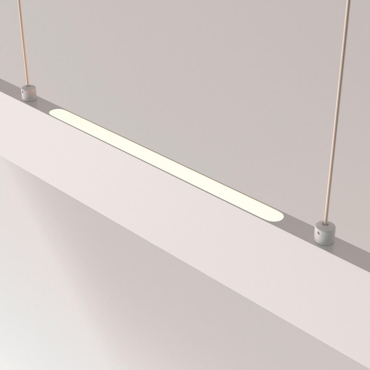 HÄNGELEUCHTE Pendant 118,5/4/8 cm   - Weiß, Basics, Metall (118,5/4/8cm) - MAYTONI