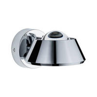 BADEZIMMER-WANDLEUCHTE   - Chromfarben, Basics, Kunststoff (8cm) - Paulmann