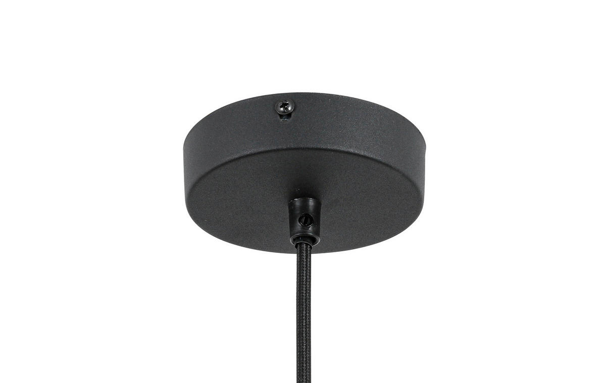 VISEČA SVETILKA        30/120 cm     25 W E27 - barve kroma/črna, Konvencionalno, kovina/umetna masa (30/120cm) - Novel