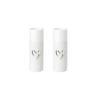 VASE  - Weiss/Goldfarben, Basics, Keramik (3,5/9cm) - Räder
