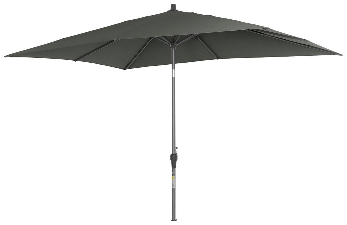 SONNENSCHIRM 300 cm  - Anthrazit/Olivgrün, KONVENTIONELL, Textil/Metall (300/200cm) - Siena Garden