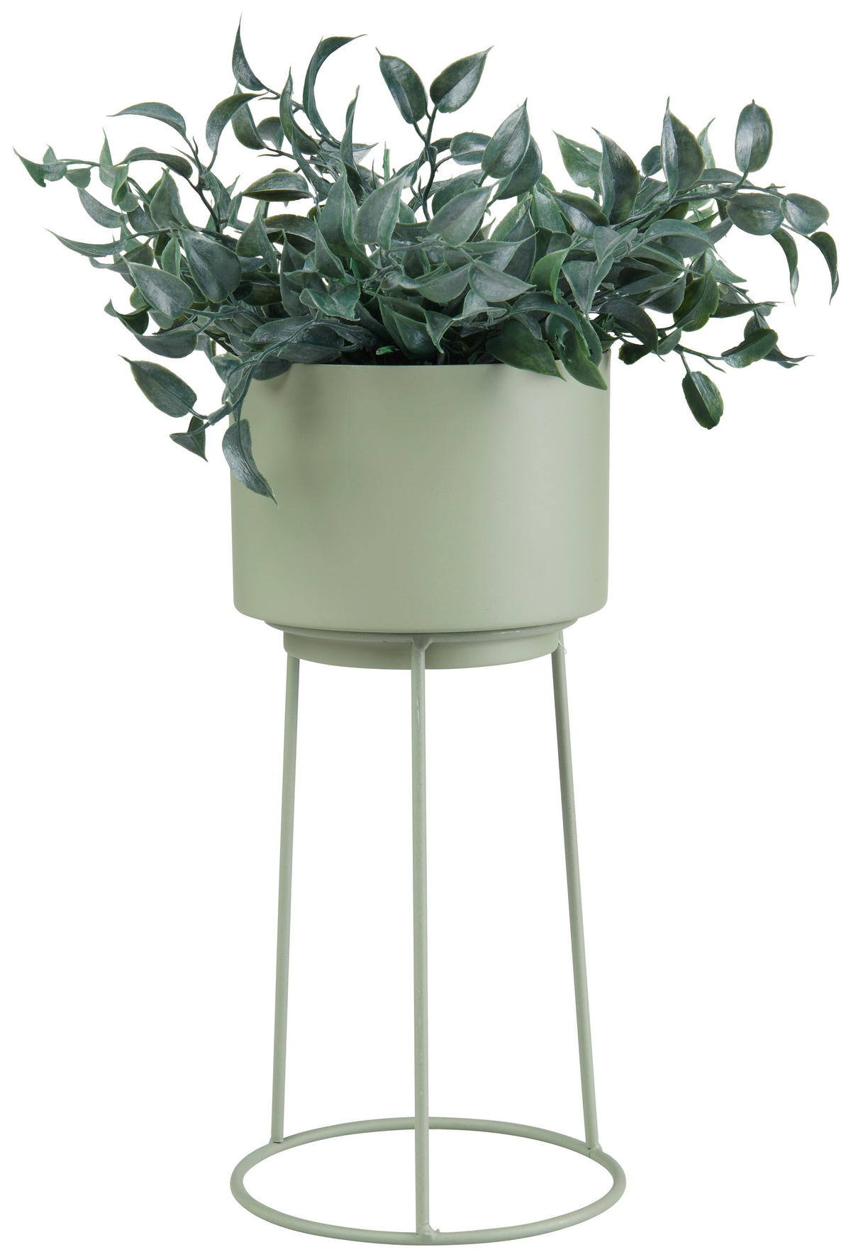 CVETLIČNI LONEC - zelena, Trend, kovina (14/30cm) - Ambia Home
