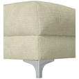 ECKSOFA Beige Chenille - Chromfarben/Beige, KONVENTIONELL, Textil/Metall (227/329cm) - Carryhome