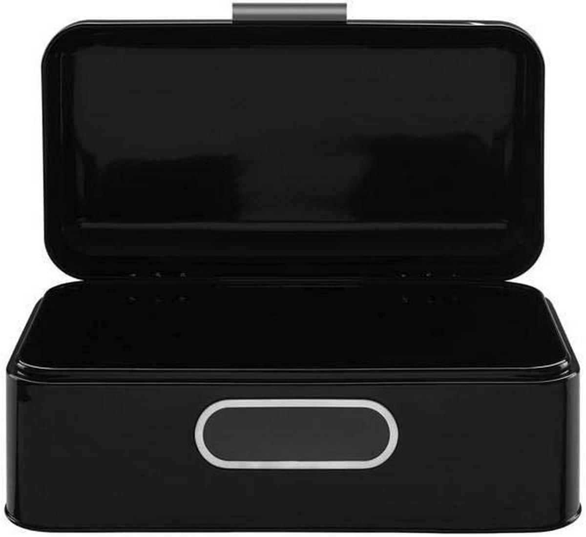 BRÖDLÅDA - svart, Basics, metall (42/23/16,5cm) - Echtwerk