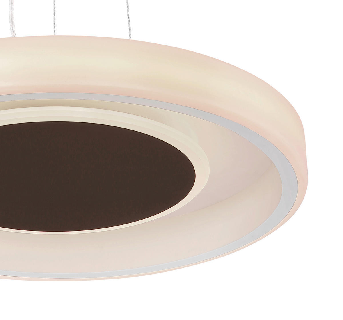 ZÁVĚSNÉ LED SVÍTIDLO, 50/150 cm  - bílá/opál, Design, kov/plast (50/150cm)